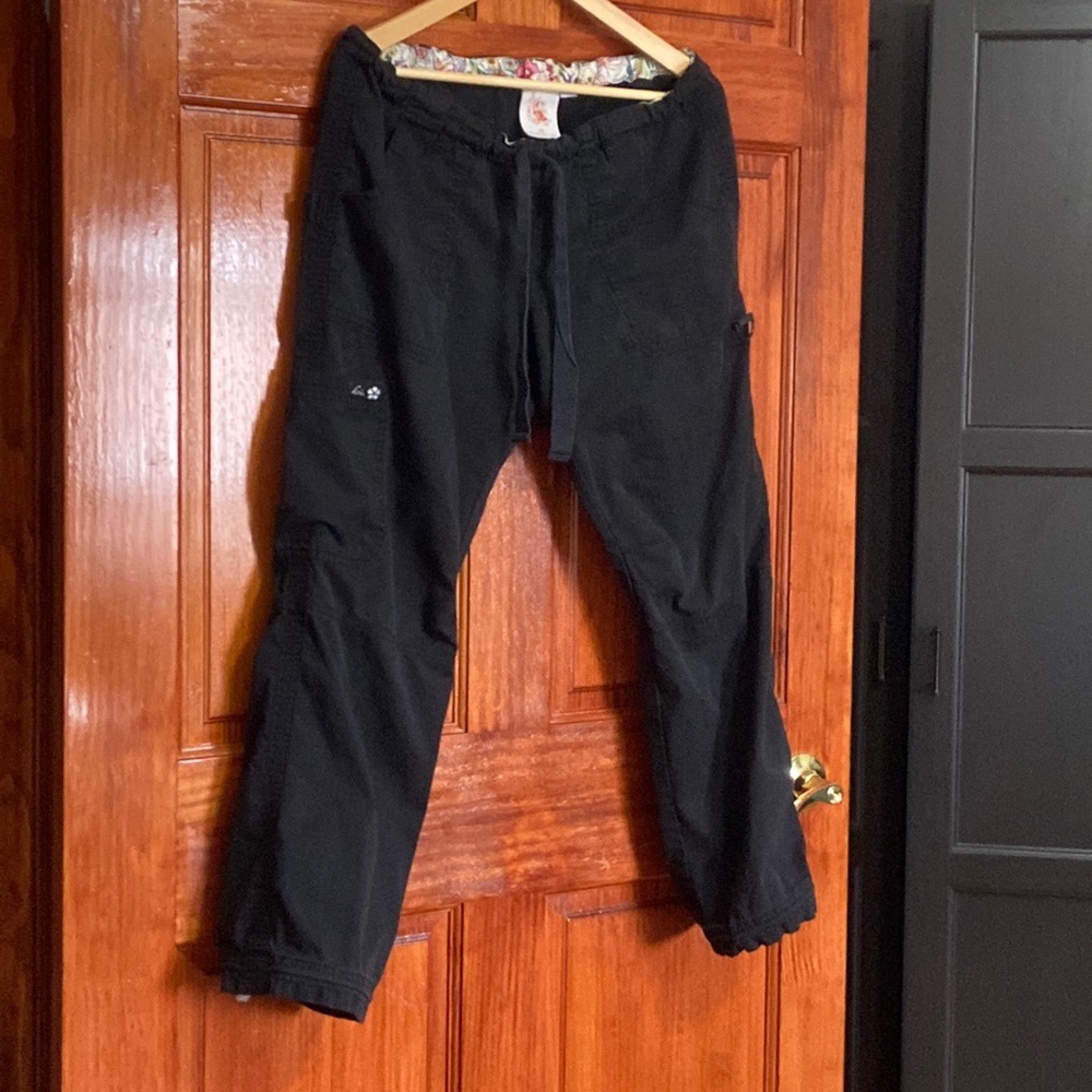 KOI SCRUB PANTS - black color